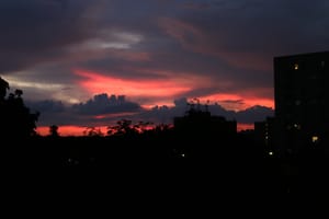 Red sunset